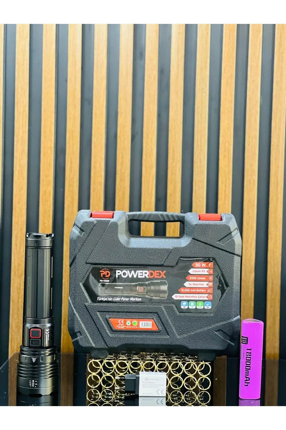 Powerdex 5000 LÜMEN 50W ZOOMLU EL FENERİ