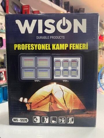 Wison 150W Güneş Enerjili Solar Kamp Feneri&Projektör (WS-5570)