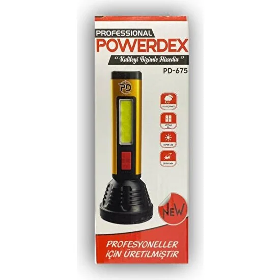 Powerdex PD-675 Profesyonel El Feneri